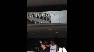 One Direction outside Langham Hotel (Auckland) 2013