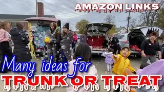 Many Nice Ideas for Trunk or Treat - Links to Amazon in the Description #U1Min #AllSeasonsUSA