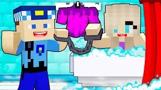 BERCA VE KEREM KOMİSER 24 SAAT KELEPÇELİ KALDI - Minecraft
