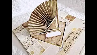 🔴TUTO "CARTE EVENTAIL FETE DES MERES" #scrapbooking #scrap #tutorial #tutoriels #action #tutoriel