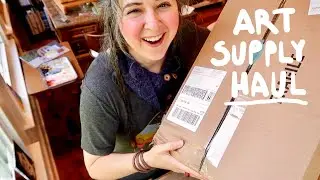 ART SUPPLY HAUL!