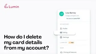 How do I delete my card details from my account?