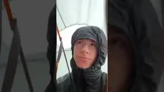 Caught in the rain 200ft up the side of a cliff!!!