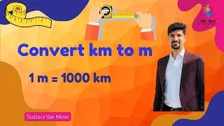 How to convert m to km?