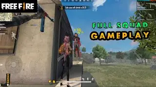 Play with no Fear - Free Fire Gameplay - Free Fire Squad Gameplay with 13 Kills