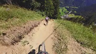 Erstbefahrung Champery Worldcup Track mit Felix