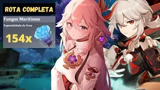 ROTA COM 154 FUNGOS MARÍTIMOS EM INAZUMA! - [Genshin Impact]