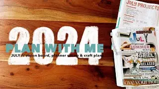 July 2024 Plan With Me // B6 Common Planner, Hobonichi Cousin, Hobonichi Day-Free A5