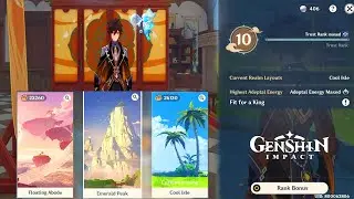 Genshin Impact Housing Trust Rank Lv 10 Maxed - All Realm Layout & Furnishing Unlock