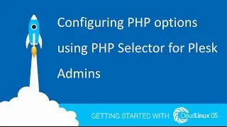 Configuring PHP options using PHP Selector for Plesk Admins