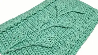 Crochet Cable Stitch For Blankets and Scarfs - Climbing Vine Cable Combo