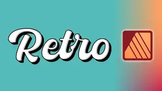 Easy Retro Text Style Affinity Publisher 2 Tutorial