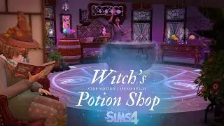 Witch's Potion Shop - Sims 4 Speed Build (Stop Motion | No CC)