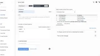 How to send SMS using an excel file?