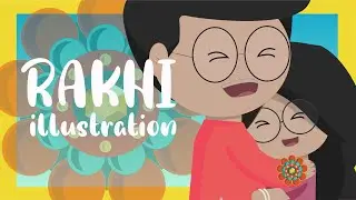 Raksha Bandhan Illustration Part 1 | ADOBE Illustrator