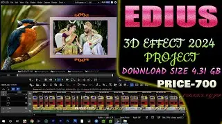 EDIUS 3D DREG AND DROP EFFECT 2024 ! 3D EDIUS PROJECT 2024 ! EDIUS REDDYMENT PROJECT ! editing jp !
