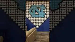 UNC Baseball used 1,000+ authentic baseballs to create this Tar Heel graphic ⚾️🖼️🐏 