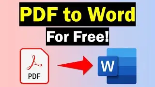 How to convert a PDF to Word online for free?
