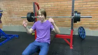 Скатился в жиме #фитнес #спорт