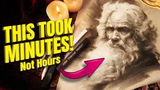 Simple Shading Trick Cuts Hours Off Charcoal Drawing, Keeps Hands Clean!
