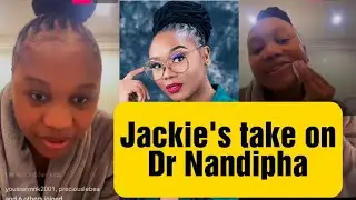 Jackie's take on Dr Nandipha and Thabo Bester #drnandipha #thabobester