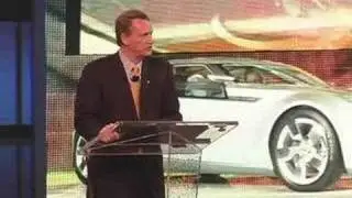 GM CEO Rick Wagoner talks energy consumption at Detroit Show