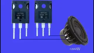 How to make Powerful Subwoofer Bass Amplifier Mosfet, New Circuir, DIY Powerful Subwoofer Bass