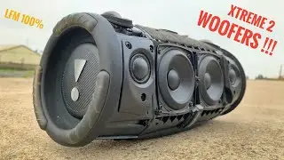 How to use JBL Xtreme 2 woofers in JBL Xtreme 3 (BETTER FLEX) + BASS TEST !!!