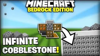 1.18 EASY COBBLESTONE FARM TUTORIAL IN MINECRAFT BEDROCK (MCPE, XBOX, PS, SWITCH, PC)