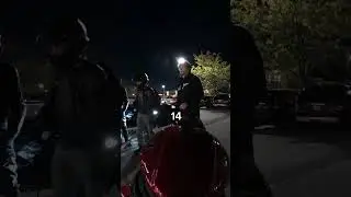 Bikers vs crazy woman