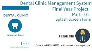 Dental Clinic Management System Project  | Final Year Project | Flat Design UI - Part 1