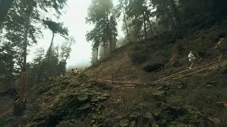 Менделиха, Роза Хутор. Парк с Водопадами. fpv