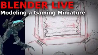 Live Miniature Modeling - Blender Q&A for Tabletop Gaming