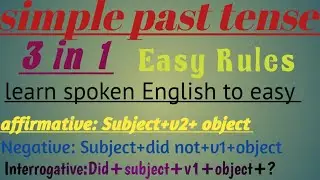 Simple past tense