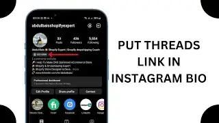 How To Put Threads Link In Instagram Bio | Add Threads Badge To Instagram | Show Threads Badge