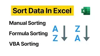 How to Sort Data in Excel | Complete tutorial from Basic to Advance
