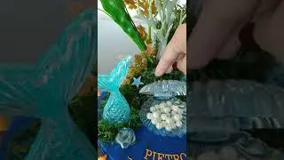 Ideia de Centro de mesa - fundo do mar