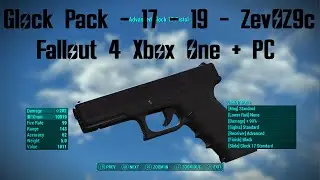 Glock Pack - 17 - 19 - ZevOZ9c Mod Fallout 4 Xbox One (XB1) And PC #Fallout4 #Fallout4Mods #Glock