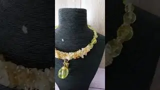 Колье из цитрина.