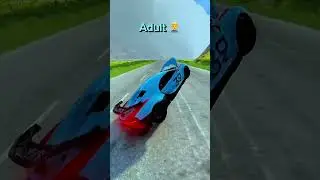 Kids Vs Adult Vs Legend Beamng Drive #shorts #beamngdrive #viral