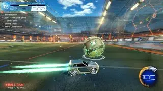 Top left corner double tap...