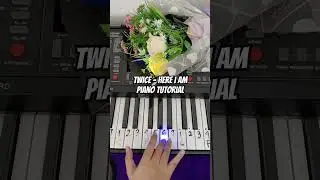 TWICE - Here I am Piano Tutorial #notpianika #notangka #pianotutorial #twice