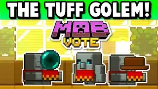 Minecraft Live TUFF GOLEM MOB!!!! TRAILER BREAKDOWN! (minecraft Live 1.20)