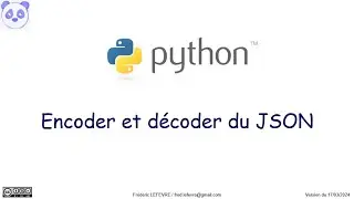 Encoder et décoder du JSON avec Python