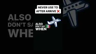Arrive in #grammar #englishlanguage #ingles #learnenglish #speakenglish #englishstream #ingilizce