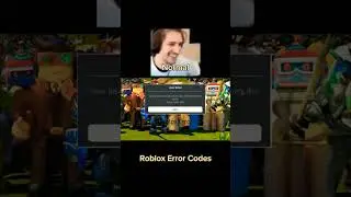 roblox error codes #roblox #shorts