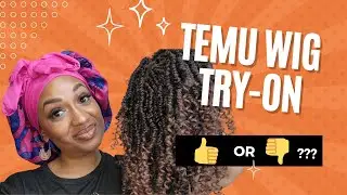 Temu Wig Review 2024 | Try-On and Install | It's My Birthday!