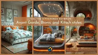 P3/Modern bedrooms. What is the difference between Avant-garde, Bionic and Kitsch styles?