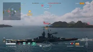 World of Warships: Legends Республика 37к залп