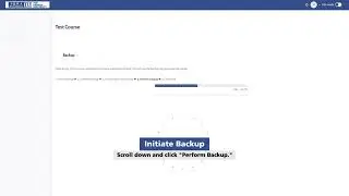 How to Backup and Restore Course Data on iqraLMS